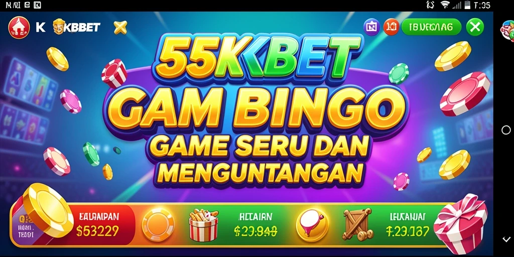 Tampilan gameplay Bingo yang menarik dan interaktif.