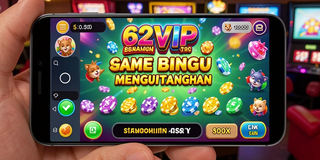 Screenshot utama 62VIP menunjukkan gameplay Bingo yang menarik dan interaktif.