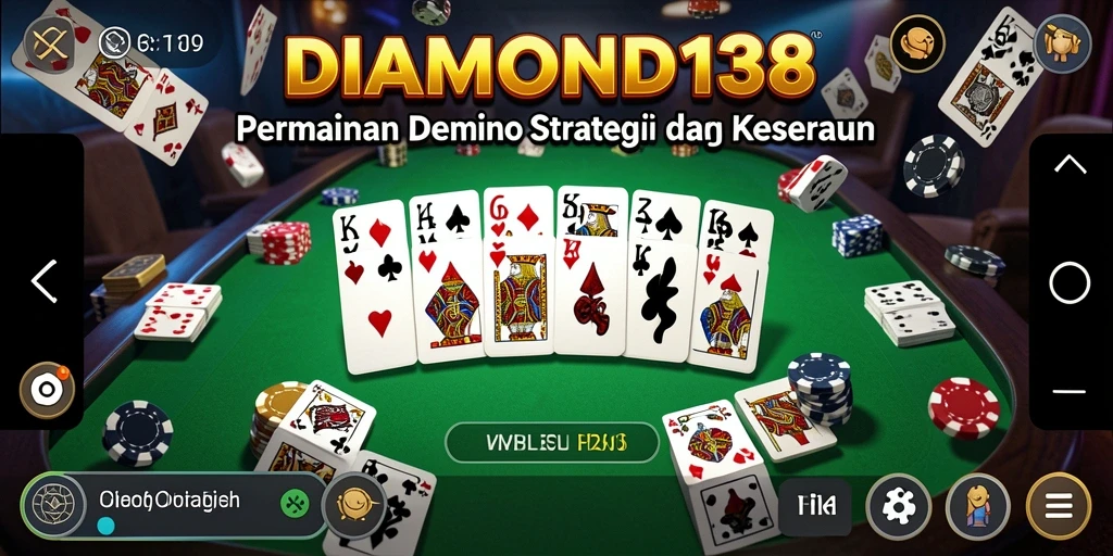 Tampilan menarik dari gameplay Domino di DIAMOND138