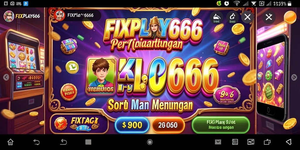 Tampilan gameplay FIXPLAY666 yang menarik dan penuh warna.
