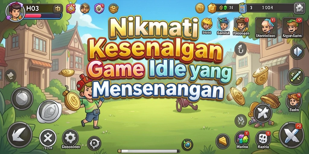 Screenshot utama H03 menampilkan gameplay Idle yang mengasyikkan.