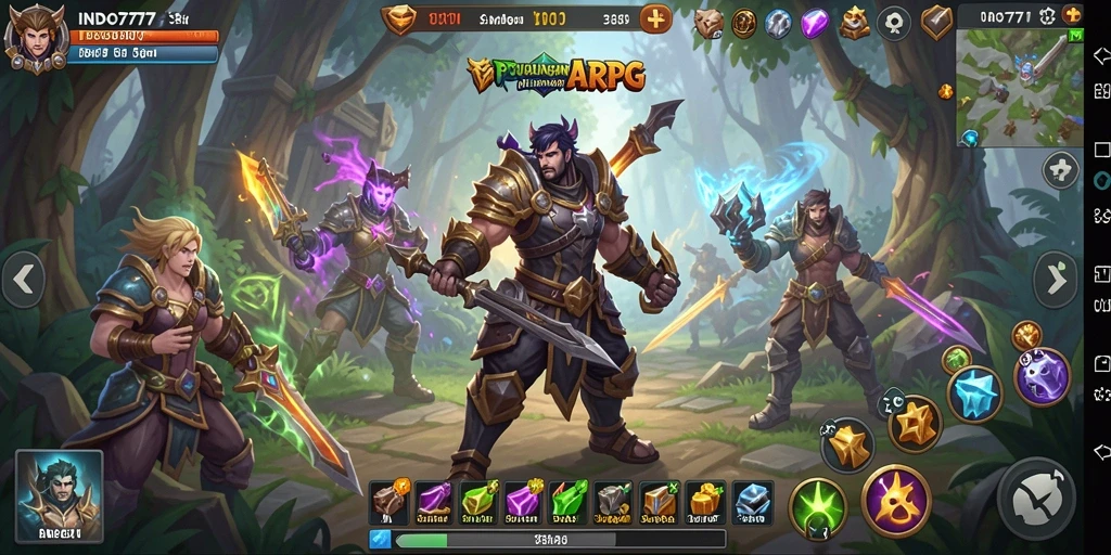 Screenshot gameplay INDO777 menampilkan aksi seru di dunia ARPG.