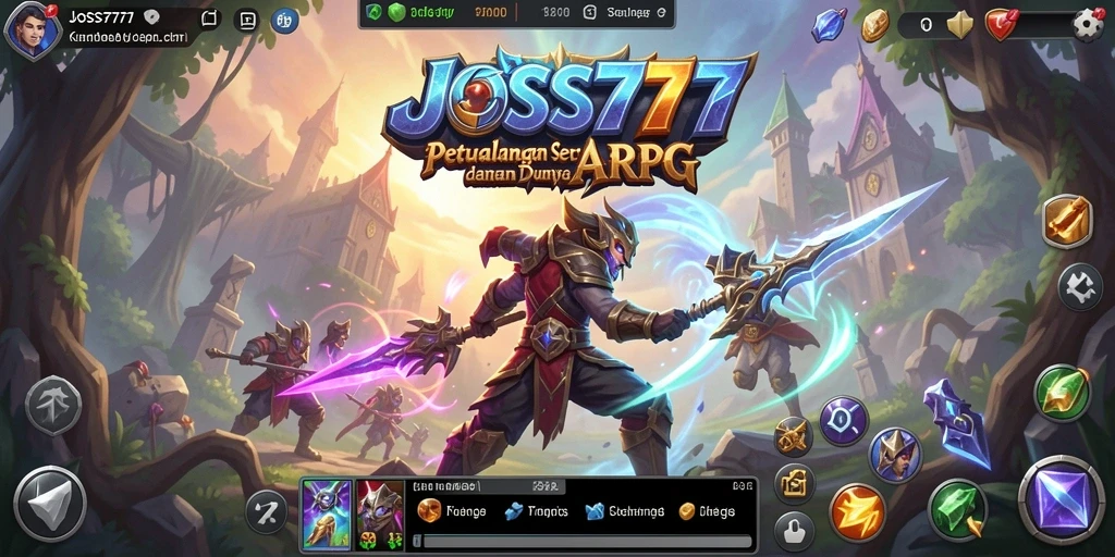 Tangkapan layar gameplay JOSS777 dengan aksi bertempur yang seru.