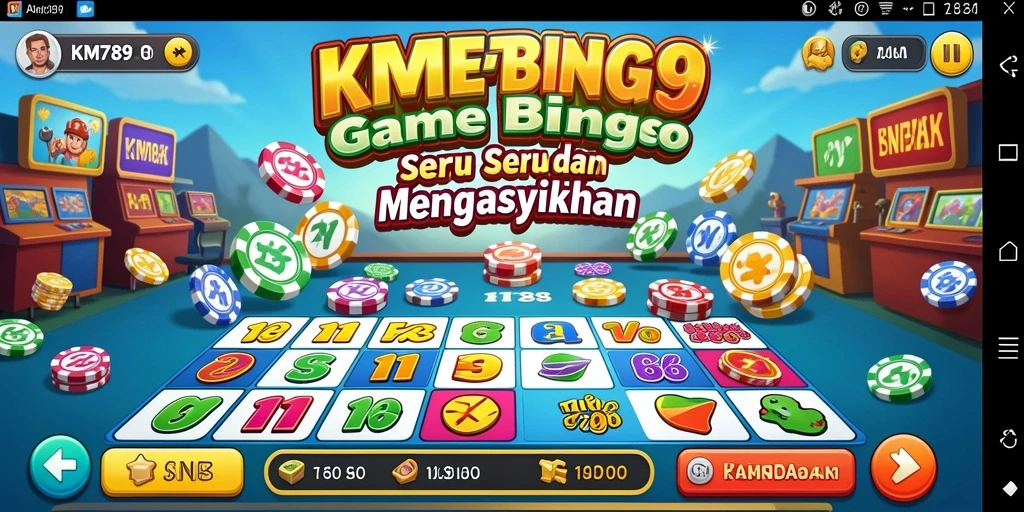 Tampilan gameplay Bingo yang seru dan menarik di KM789.
