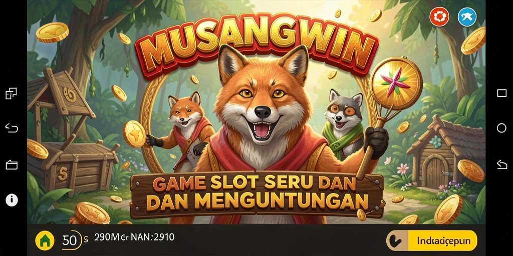 Tampilan gameplay slot yang mengesankan dari MUSANGWIN.