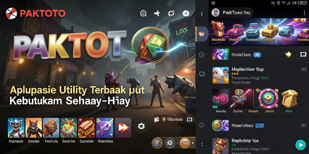 Tampilan antarmuka PAKTOTO yang user-friendly dan intuitif.