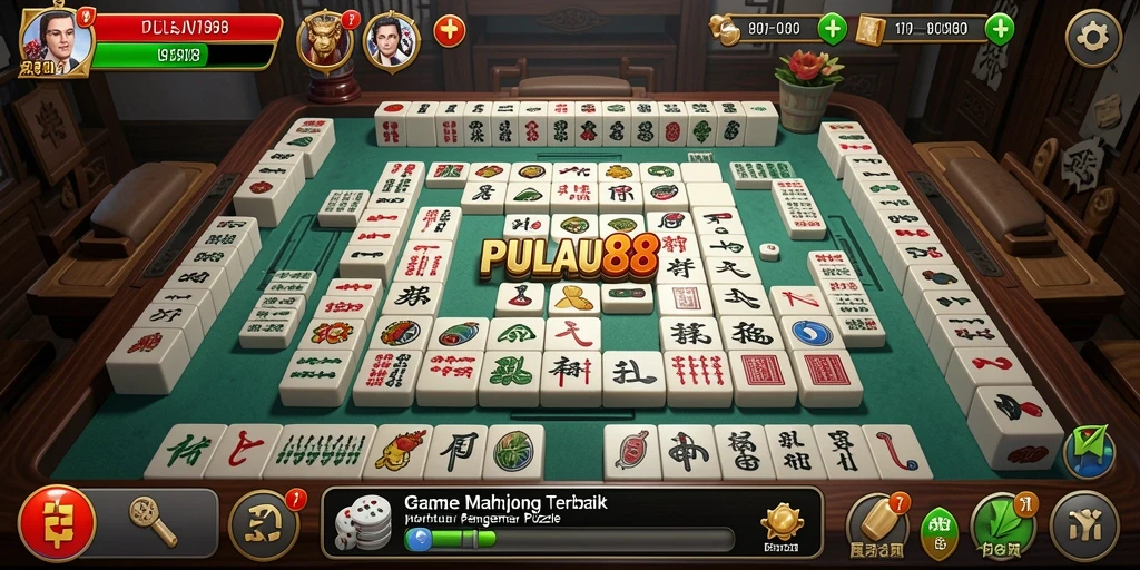 Tampilan gameplay Mahjong yang menarik di PULAU88.