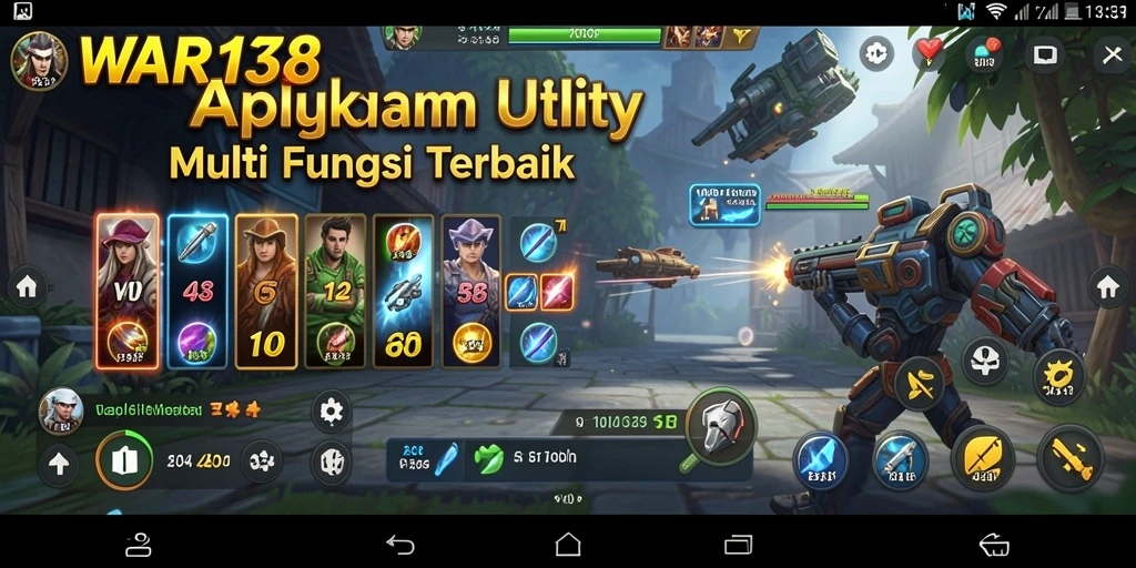 Screenshot WAR138 menampilkan antarmuka pengguna yang ramah dan fungsional.